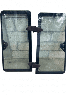 Cristal superior trasero de puerta CASE 580L R52881 / R52882